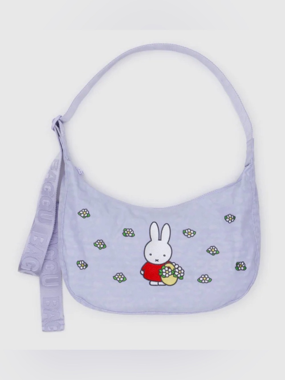 BAGGU Miffy Medium Nylon Crescent Bag